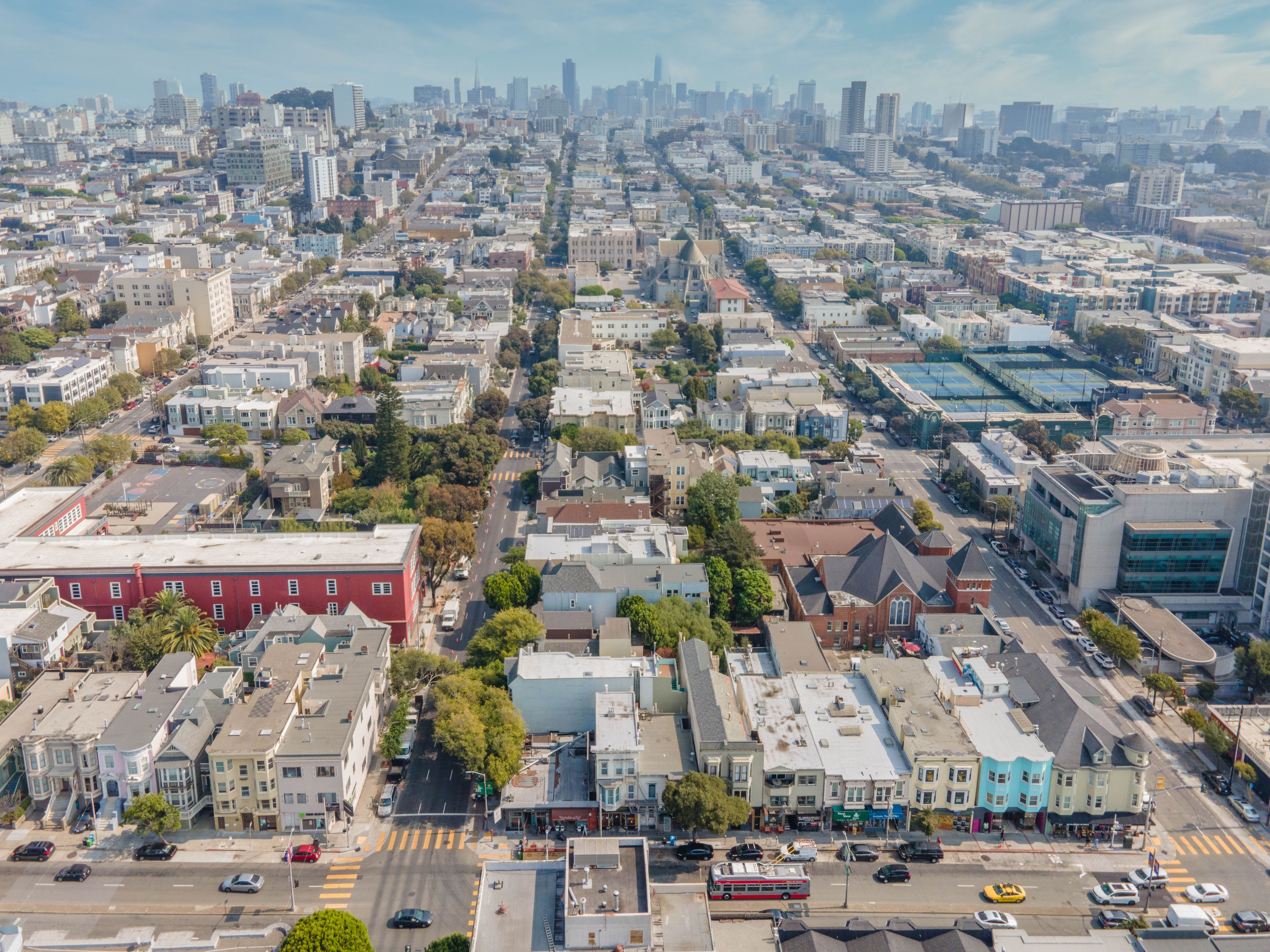 San Francisco commercial real estate street